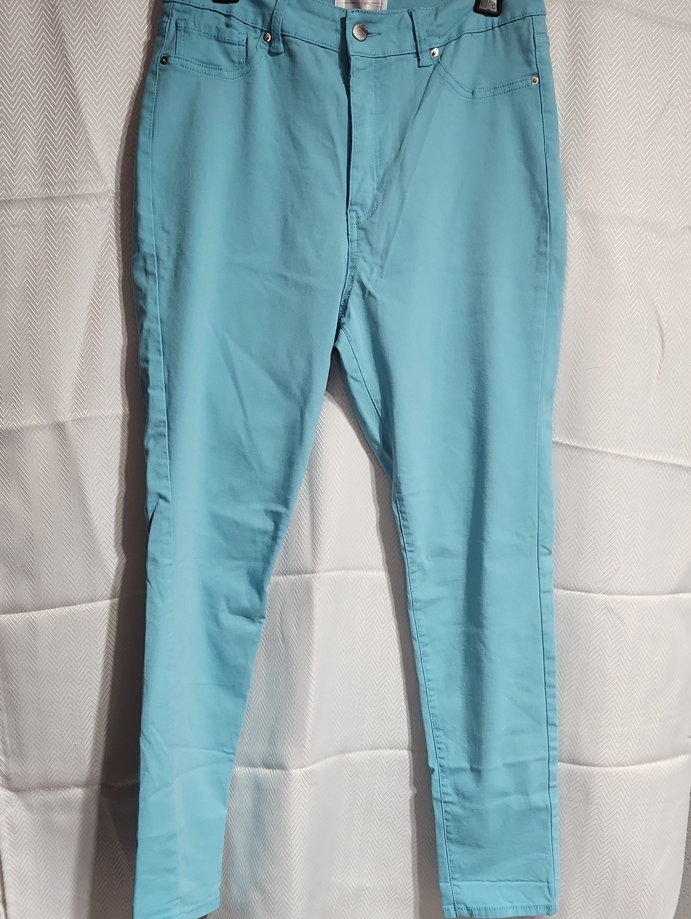 1XL Women’s Slim Fit Jeans in Light Teal